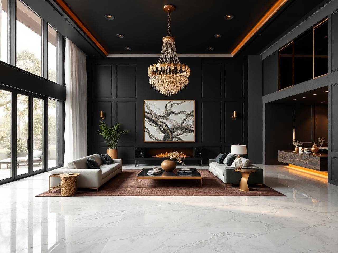 Modern interior project Lahore